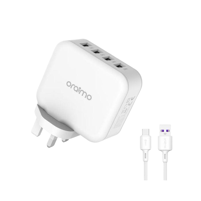 Oraimo Powercube W Ports Wall Charger Kit